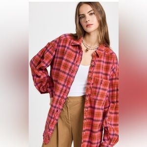 Free people button up shirt